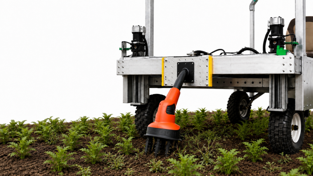 AI image of a robotic weeder.